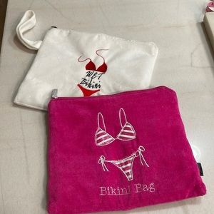 Bathing suit pouches